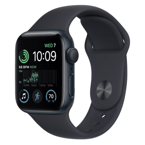 Apple Watch Series SE 2 40mm Midnight Aluminum Case with Midnight Sport Band